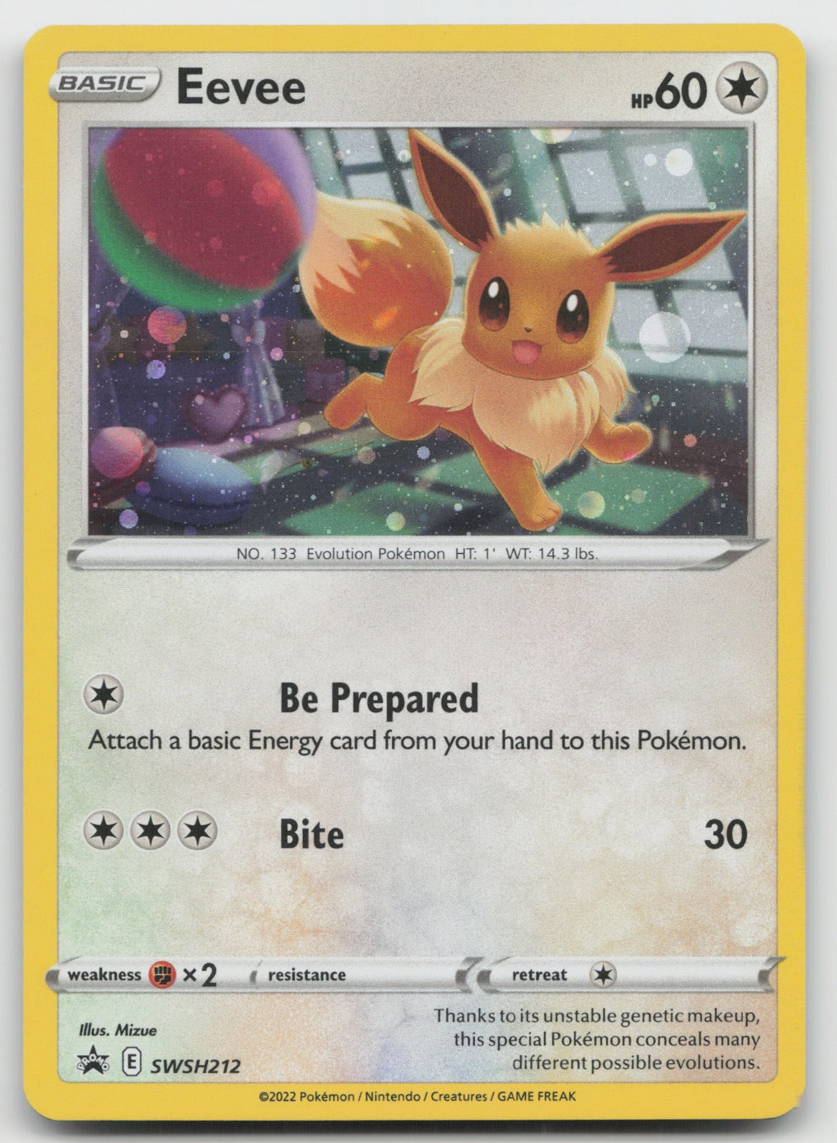 Eevee Promo SWSH: Sword & Shield Promo Cards SWSH212 NM