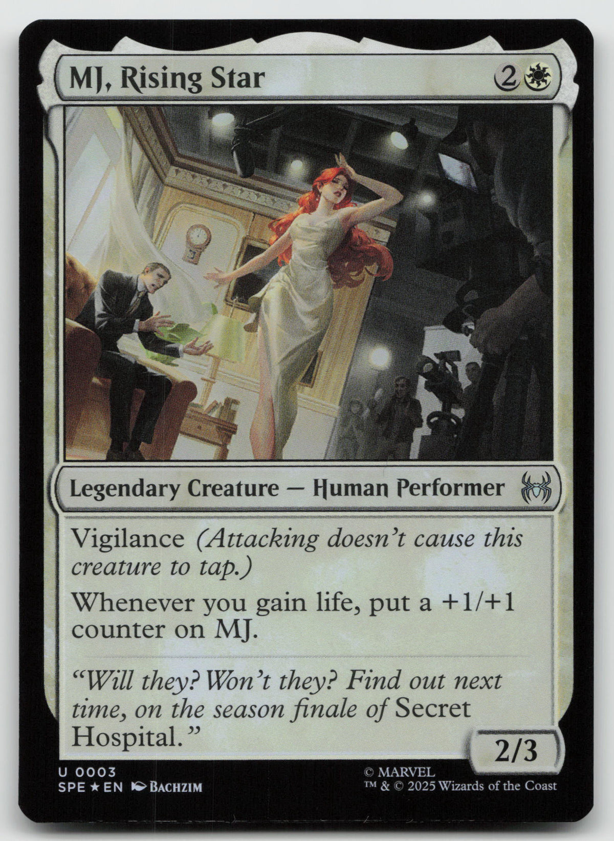 MJ, Rising Star U Foil Marvel's Spider-Man: Eternal-Legal 3 NM