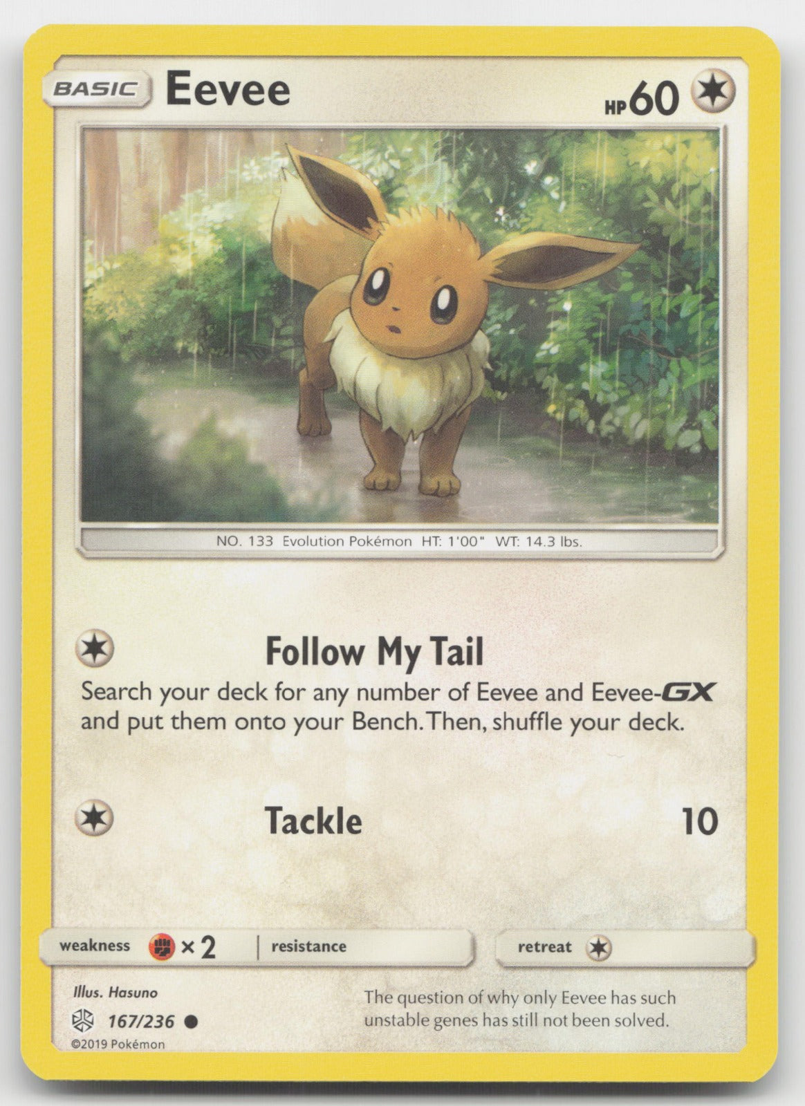 Eevee Common SM - Cosmic Eclipse 167/236 NM