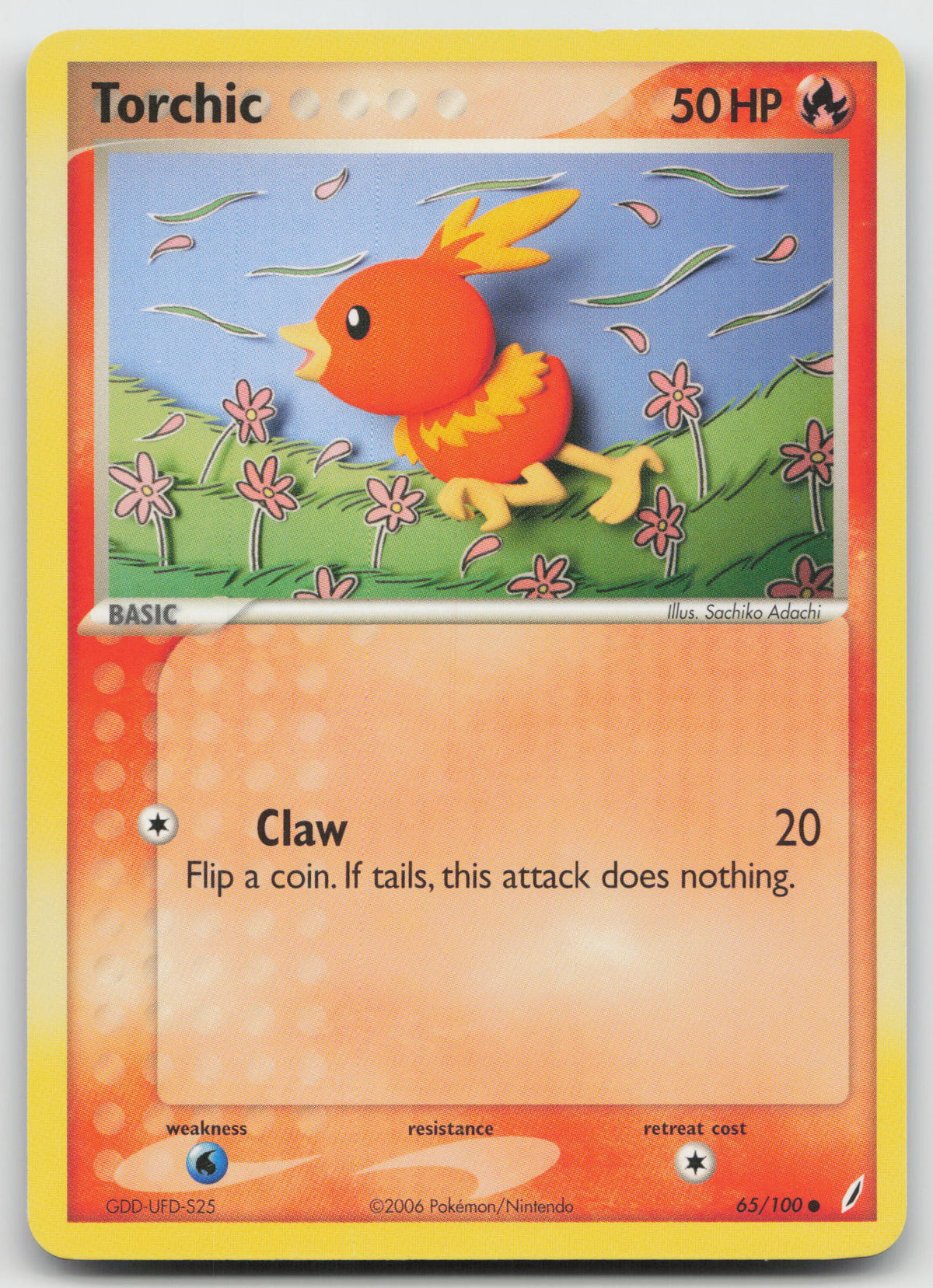 Torchic Common Normal Crystal Guardians 65/100 MP