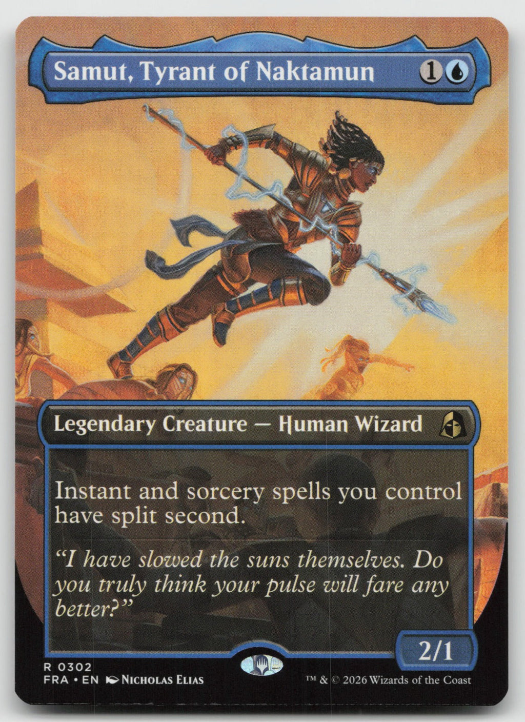 Samut, Tyrant of Naktamun (Borderless) R Reality Fracture 302 NM