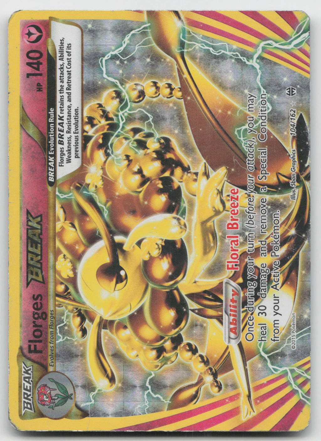 Florges BREAK Rare BREAK XY - BREAKthrough 104/162 DMG