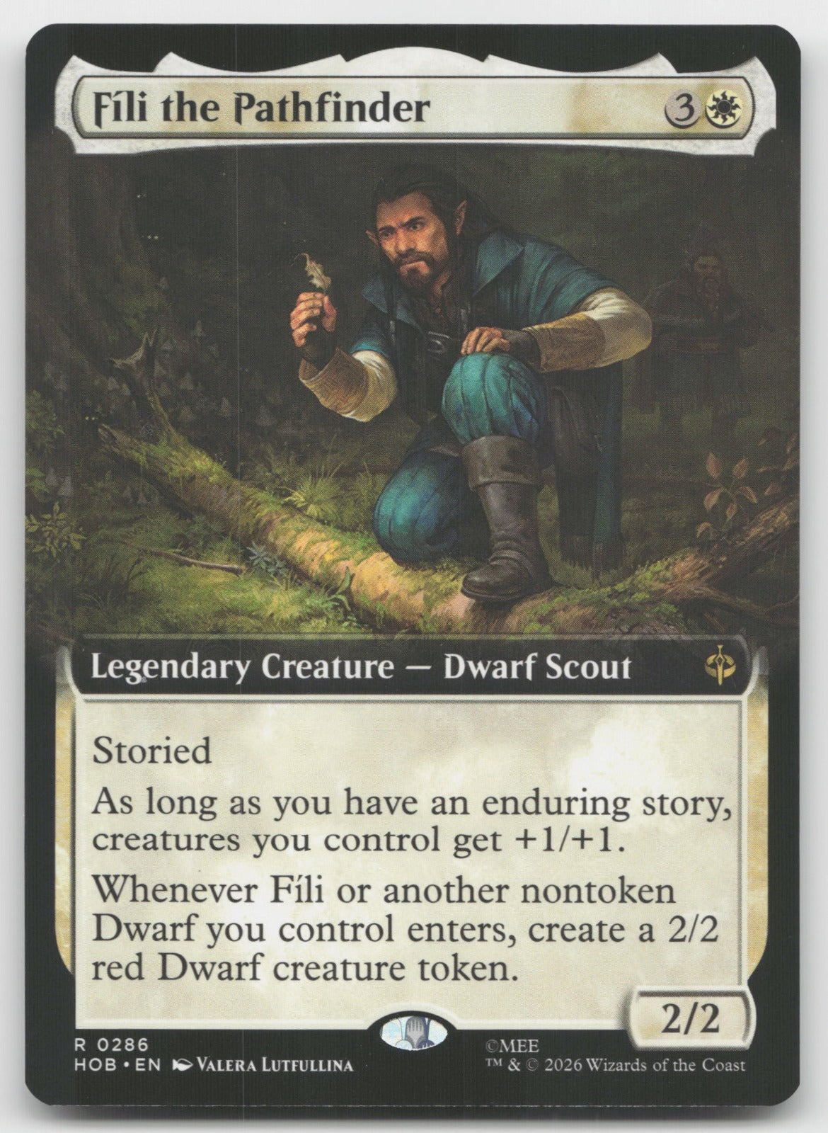 Fili the Pathfinder (Extended Art) R The Hobbit 286 NM