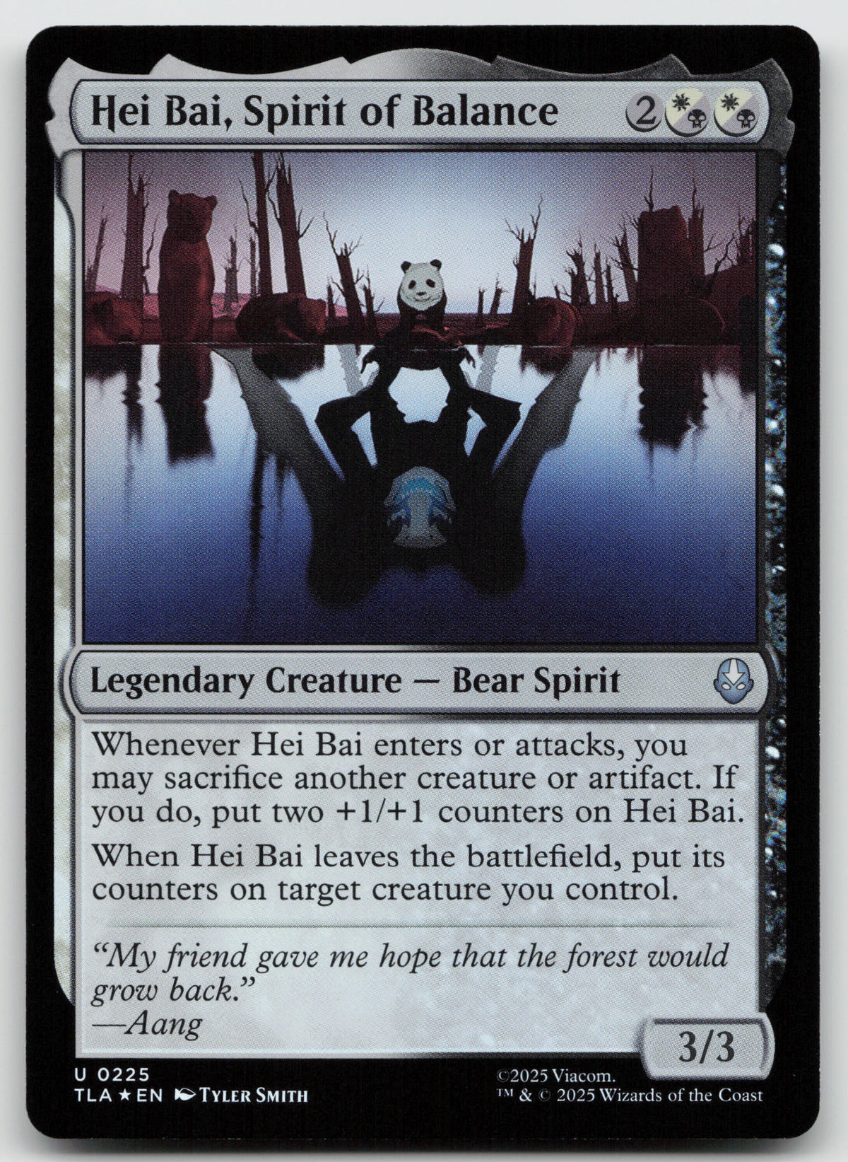 Hei Bai, Spirit of Balance U Foil Avatar: The Last Airbender 225 NM