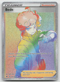 Bede (Secret) Rainbow Rare Holofoil SWSH01: Sword & Shield Base Set 207/202 NM