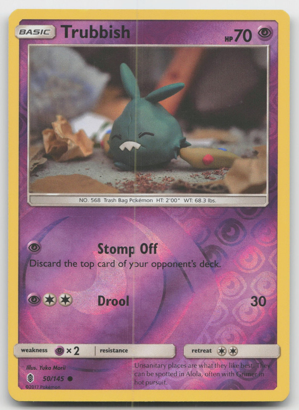 Trubbish Reverse Holo Common SM - Guardians Rising 50/145 VLP
