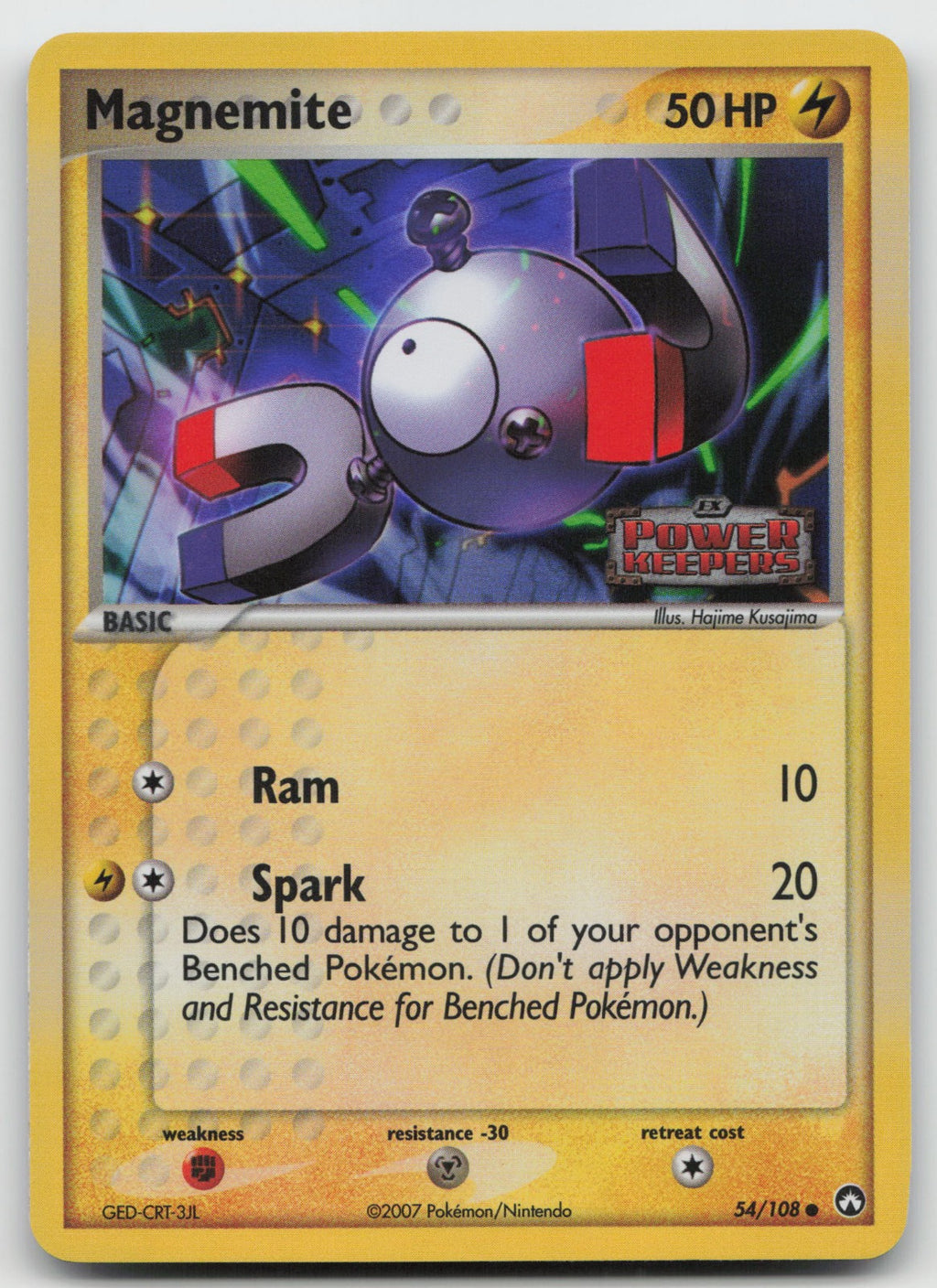 Magnemite Common Reverse Holo Power Keepers 54/108 VLP