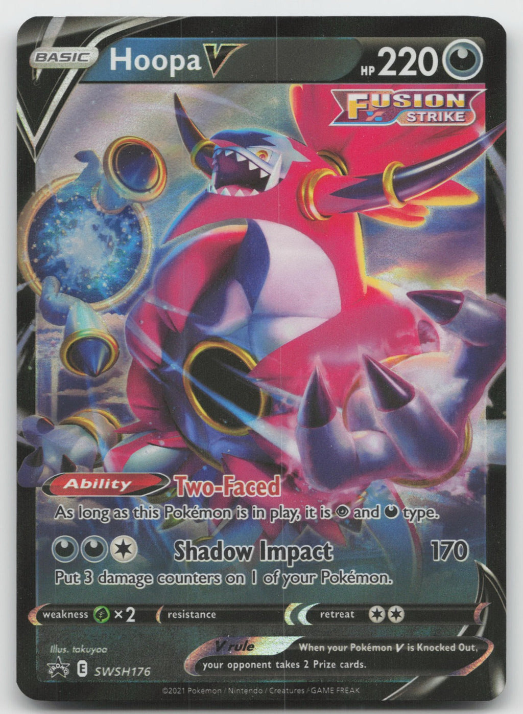 Hoopa V Holo SWSH: Sword & Shield Promo Cards SWSH176 NM