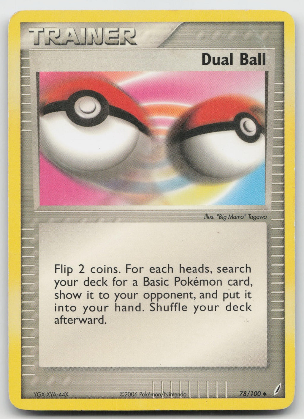 Dual Ball Uncommon Crystal Guardians 78/100 DMG