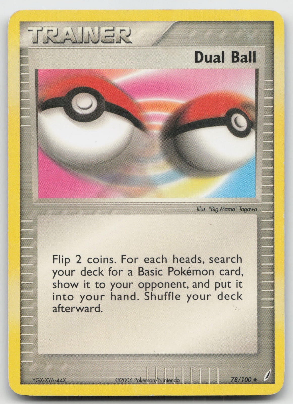 Dual Ball Uncommon Crystal Guardians 78/100 DMG