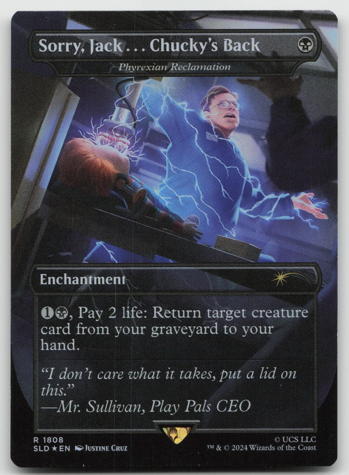 Sorry, Jack Chucky's Back Phyrexian Reclamation R Foil Secret Lair Drop 1808 NM