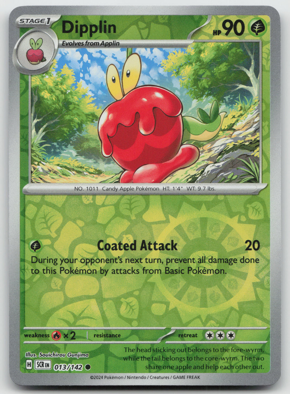 Dipplin Common Reverse Holo SV07: Stellar Crown 013/142 NM