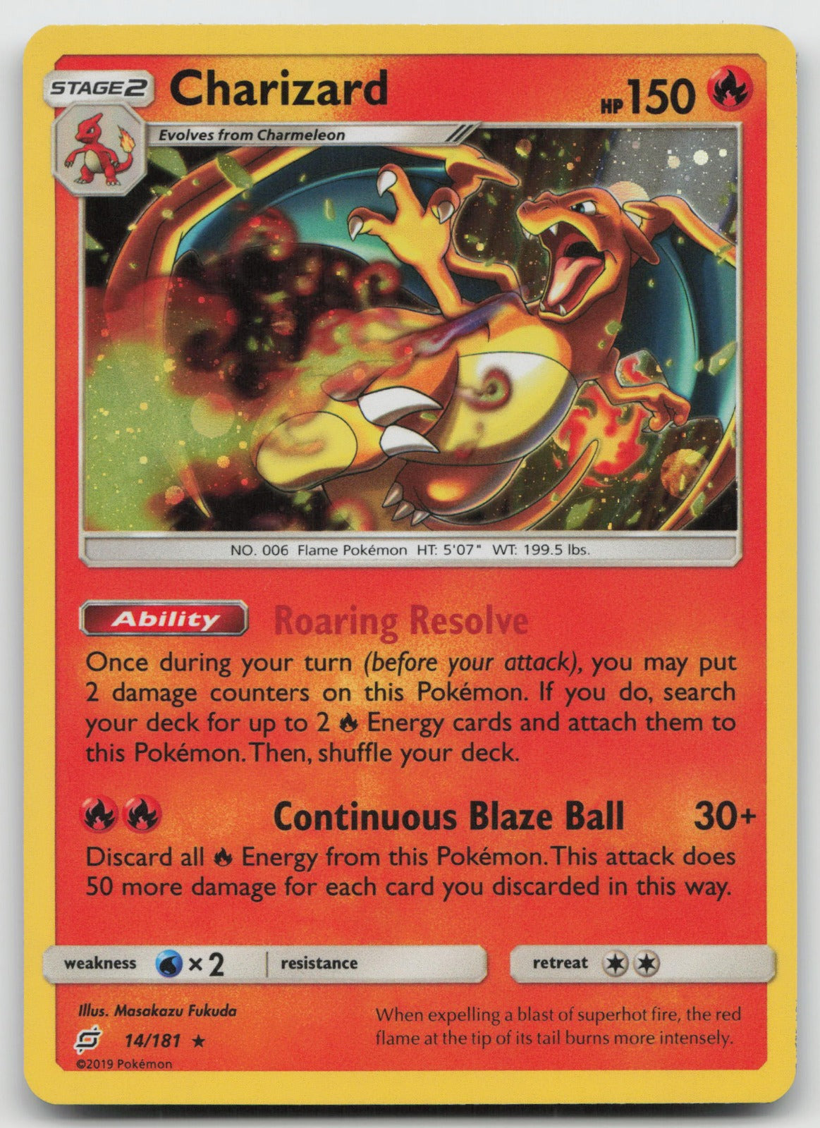 Charizard (Costco Canada Exclusive) Cosmos Holo Promo SM - Team Up 4/181 LP