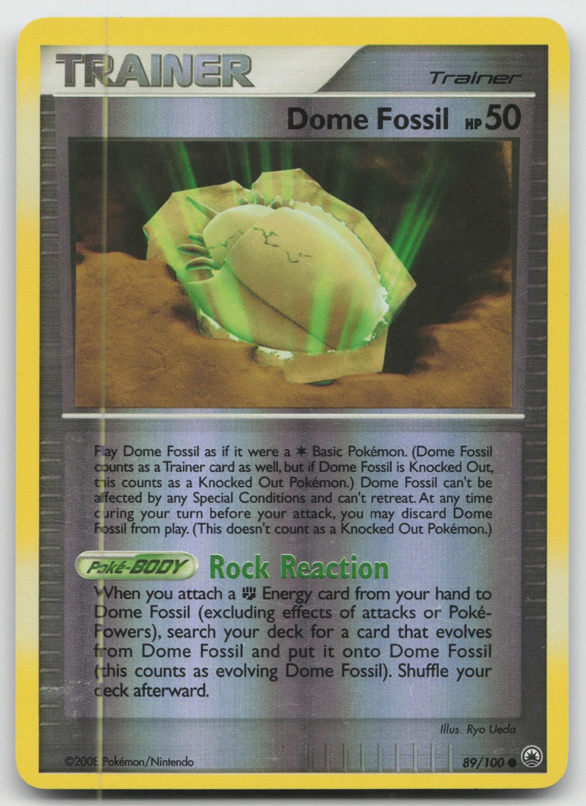 Dome Fossil Common Reverse Holo Majestic Dawn 89/100 VLP