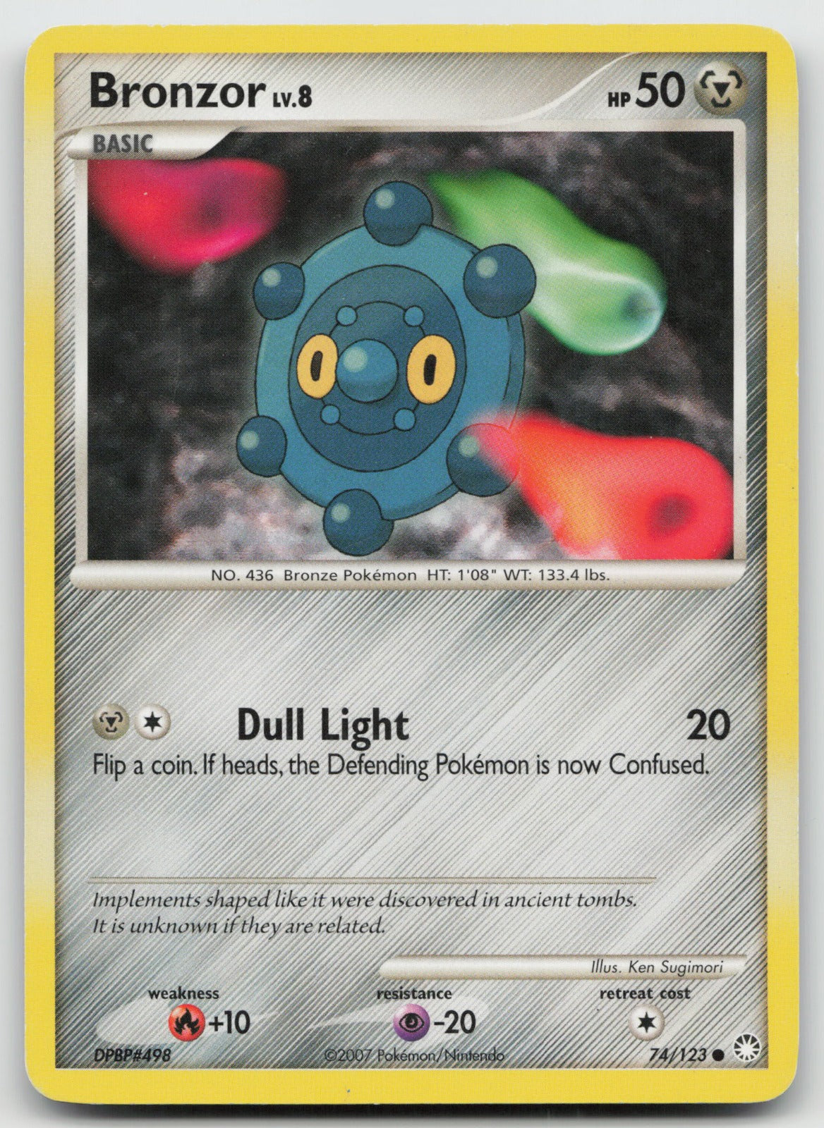 Bronzor Common Mysterious Treasures 74/123 MP