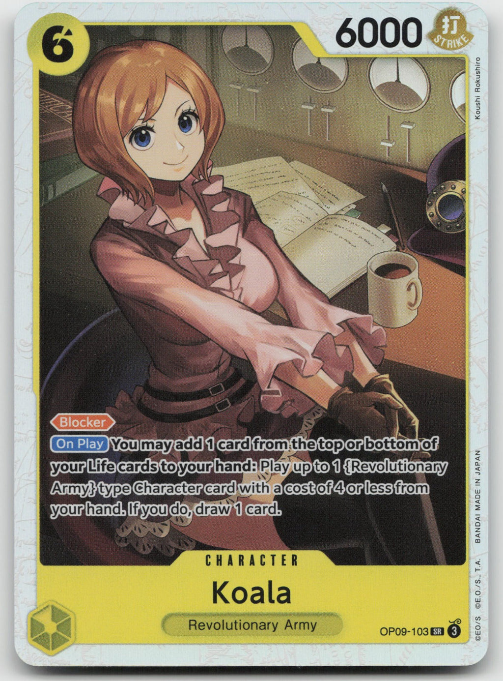 Koala SR Foil Emperors in the New World OP09-103 NM