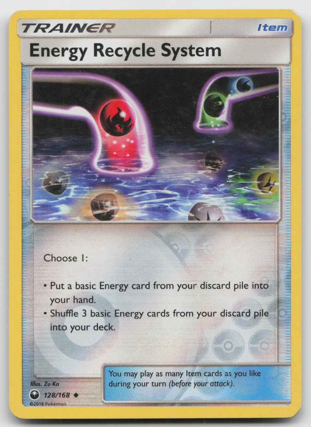 Energy Recycle System Reverse Holo Uncommon SM - Celestial Storm 128/168 MP
