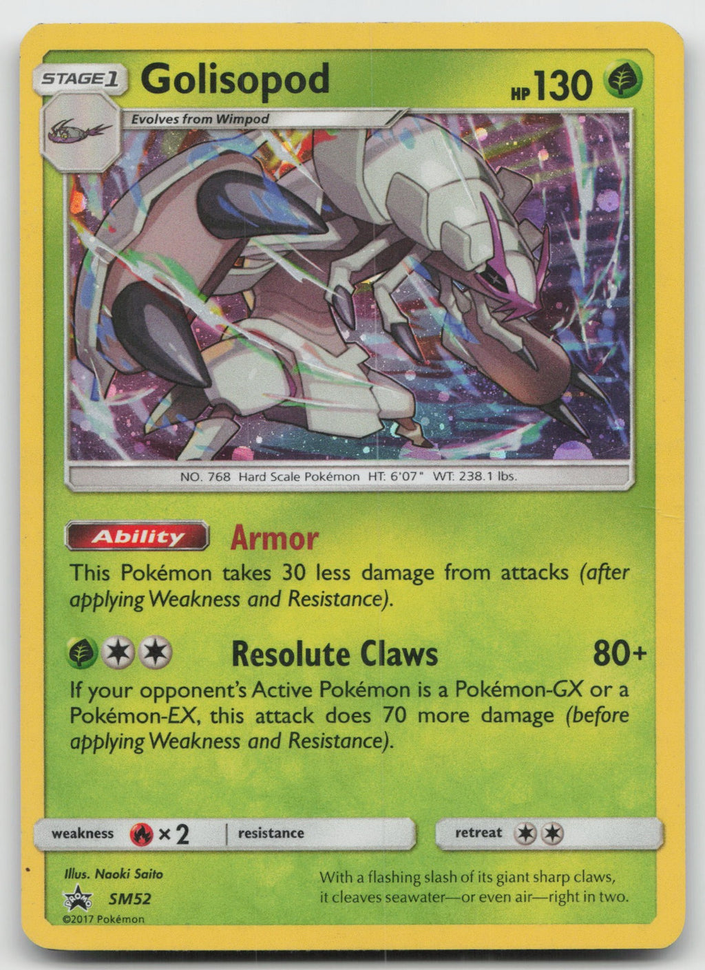 Golisopod Promo Holo SM Promos SM52 HP