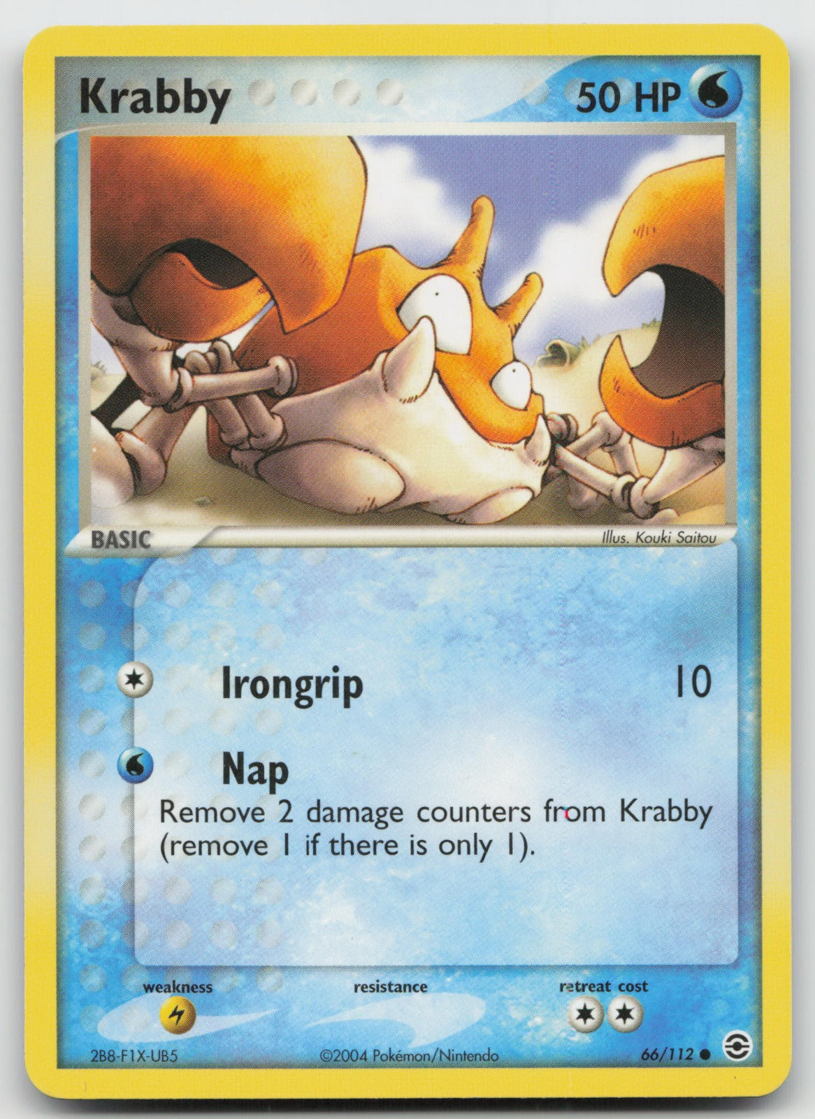 Krabby Common FireRed & LeafGreen 66/112 VLP