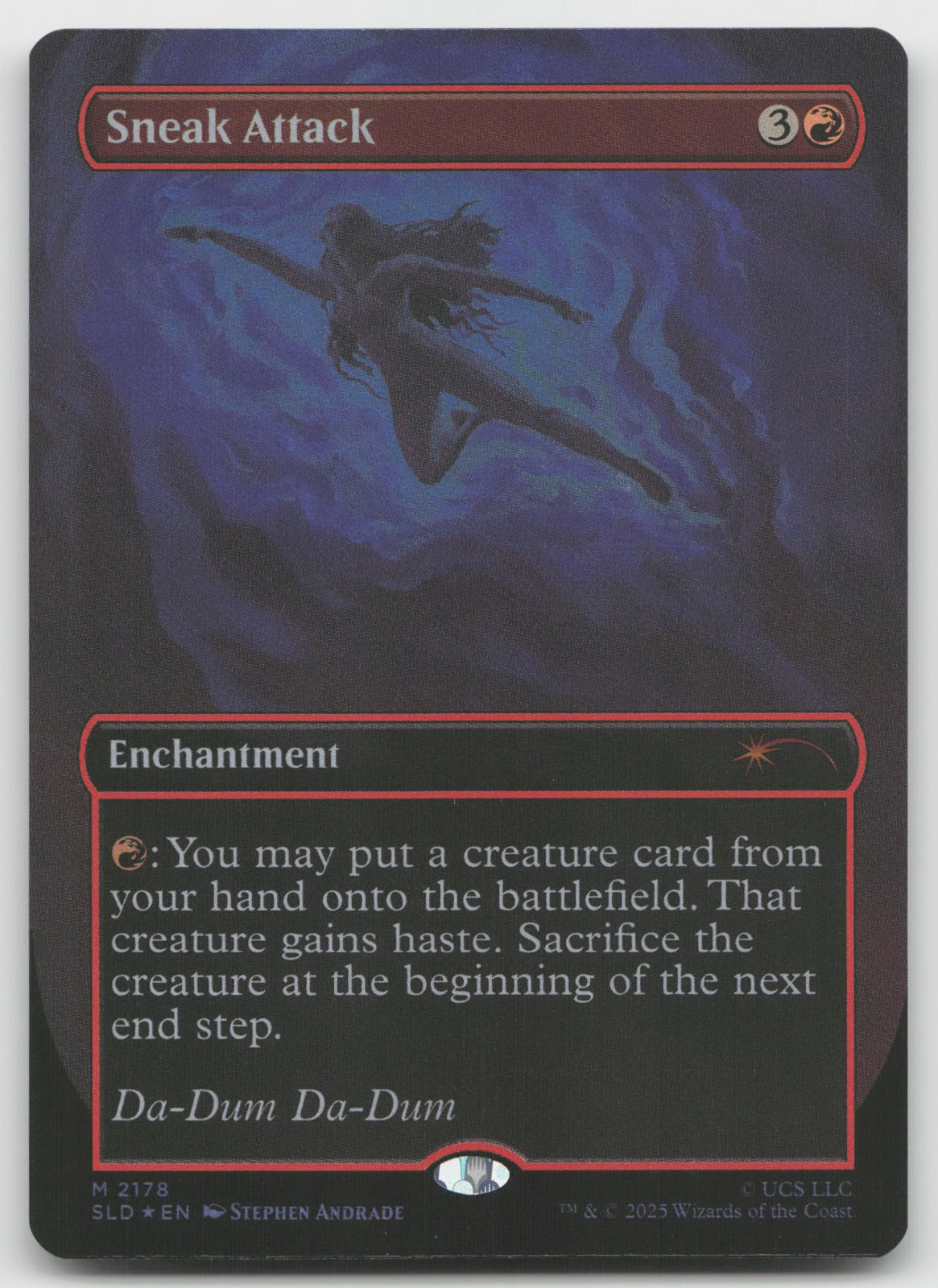 Sneak Attack (Rainbow Foil) M Foil Secret Lair Drop Series 2178 NM