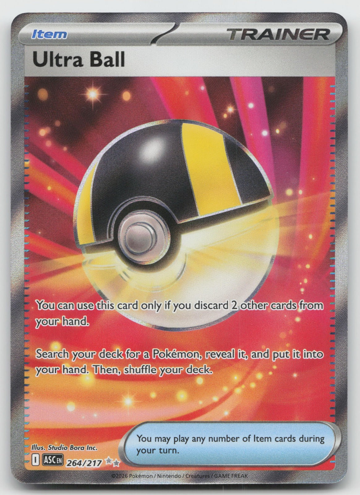 Ultra Ball Holo Ultra Rare ME: Ascended Heroes 264/217 NM