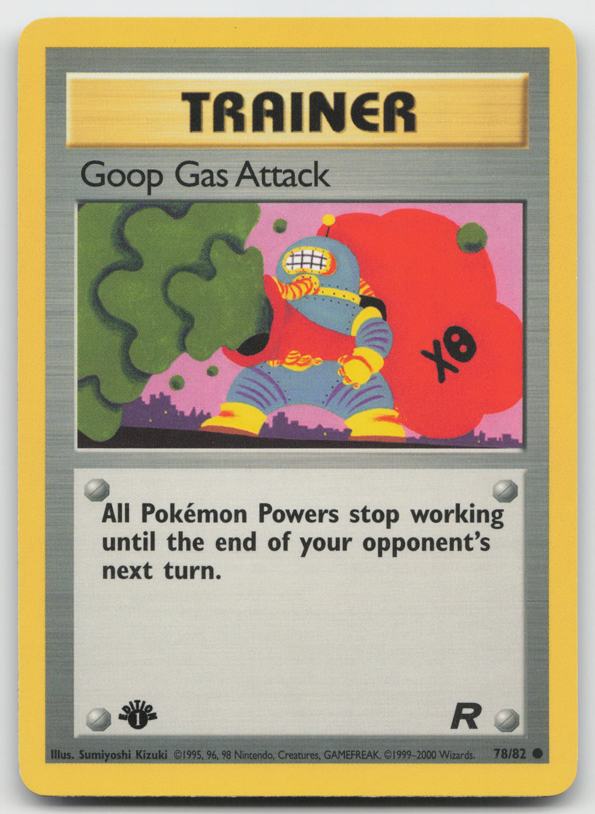 Goop Gas Attack Common 1st Edition Team Rocket 78/82 LP