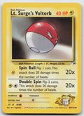 Lt. Surge's Voltorb Common Unlimited Gym Heroes 84/132 HP