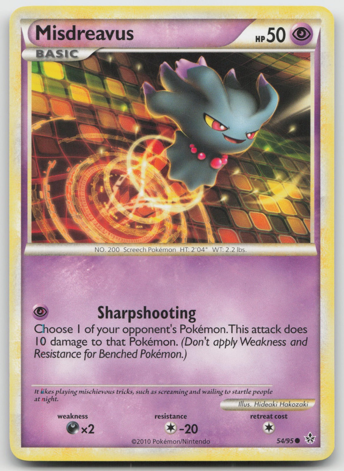 Misdreavus Common Unleashed 54/95 NM