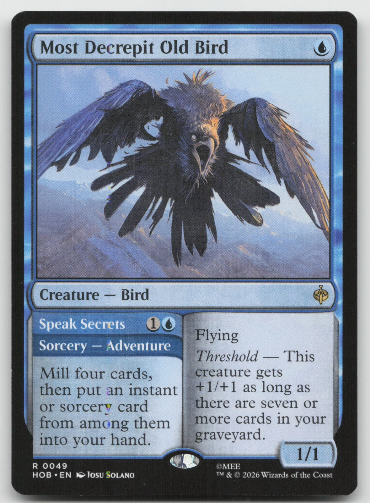 Most Decrepit Old Bird R The Hobbit 49 NM