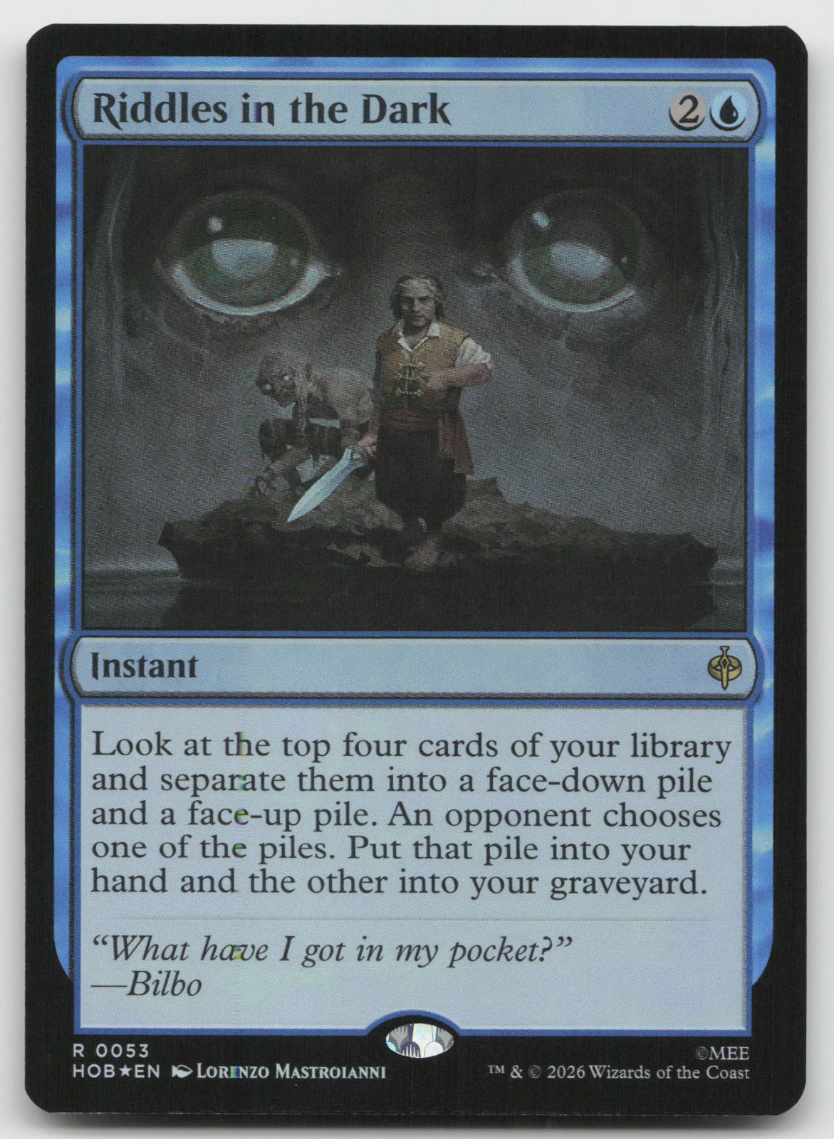 Riddles in the Dark R Foil The Hobbit 53 NM