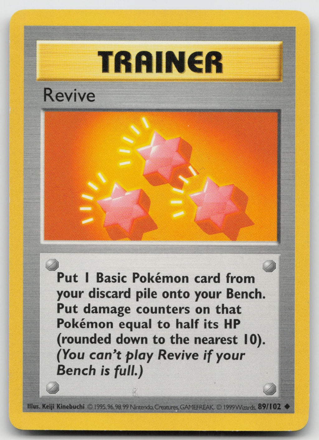 Revive Uncommon Base Set (Shadowless) 89/102 MP