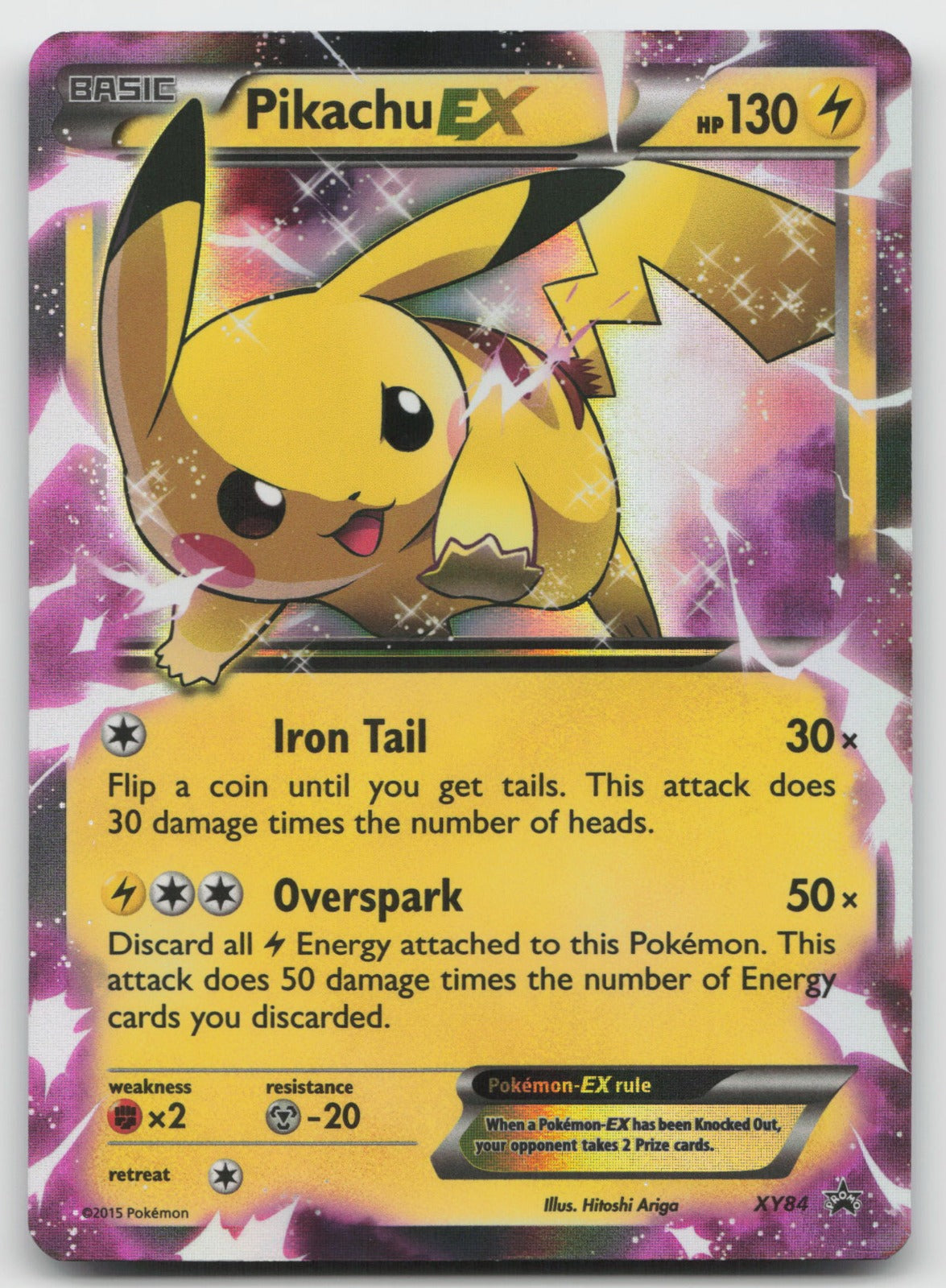 Pikachu EX Promo Holo XY Promos XY84 MP