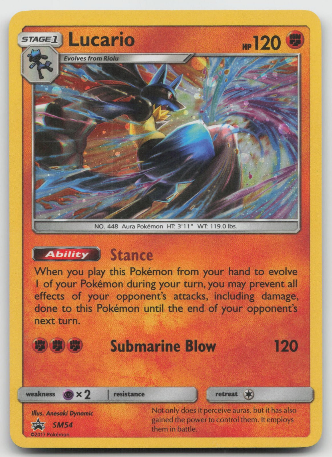 Lucario - Holo SM Promos SM54 NM