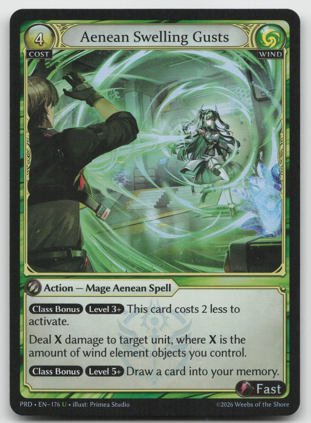 Aenean Swelling Gusts Foil Uncommon .asphodel/paradise 176 NM