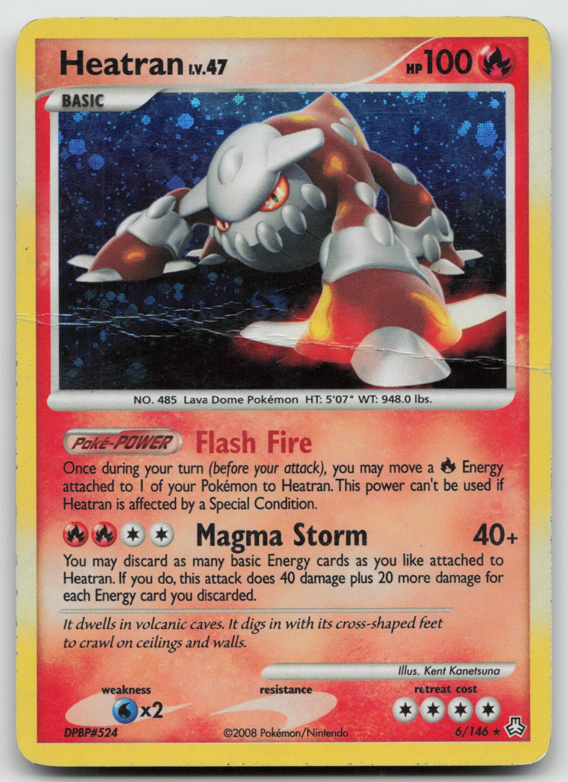 Heatran Holo Rare Legends Awakened 6/146 DMG