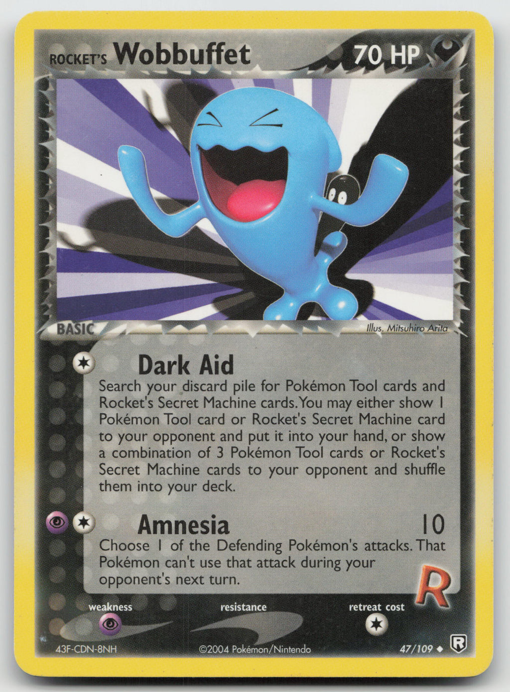 Rocket's Wobbuffet Uncommon Normal Team Rocket Returns 47/109 LP