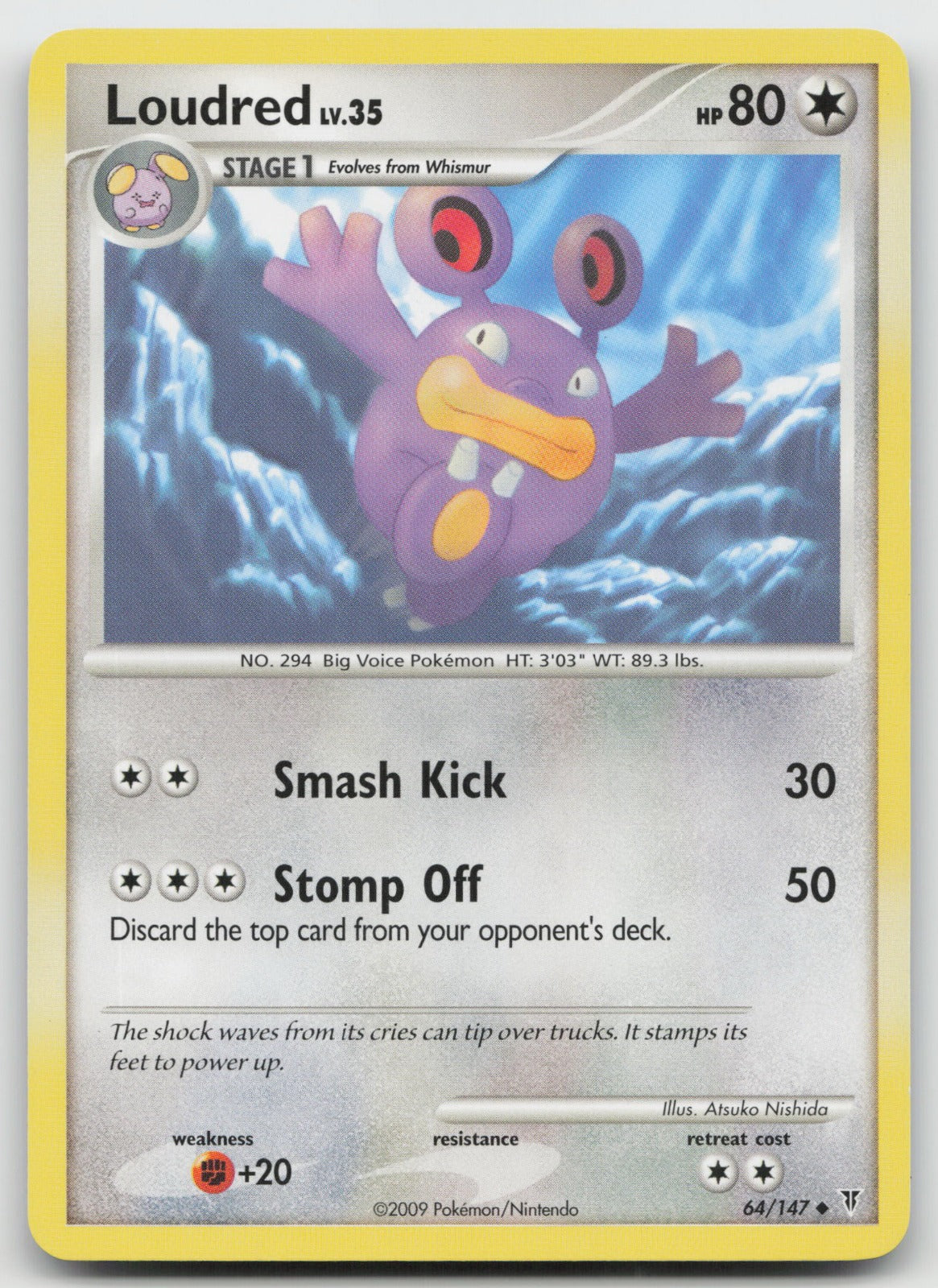 Loudred Uncommon Supreme Victors 64/147 LP