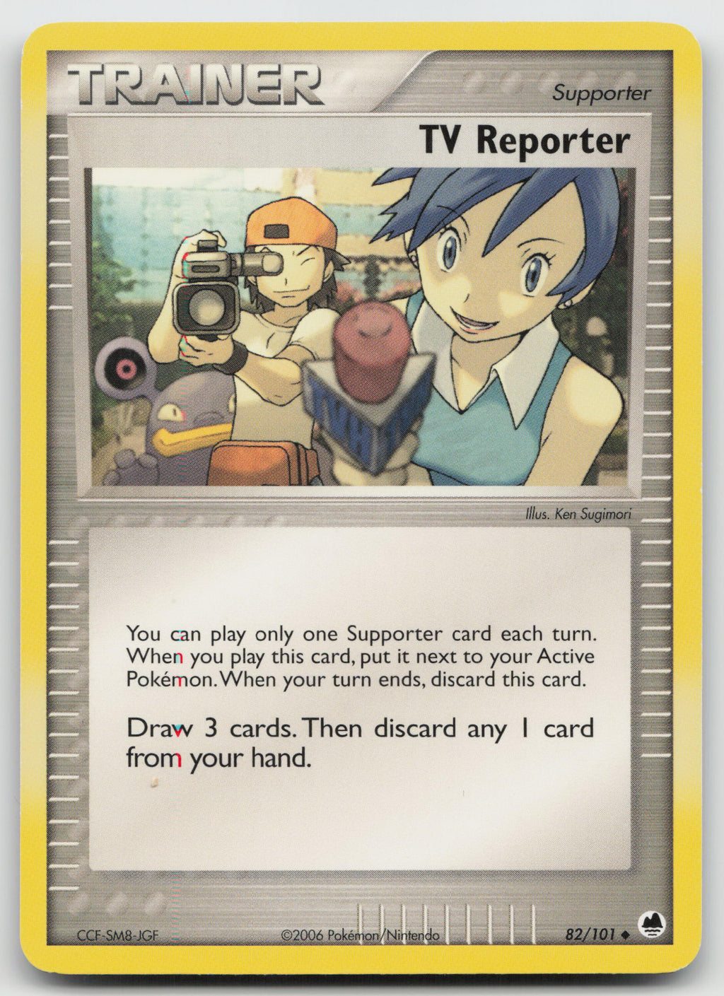 TV Reporter Uncommon Normal Dragon Frontiers 82/101 LP