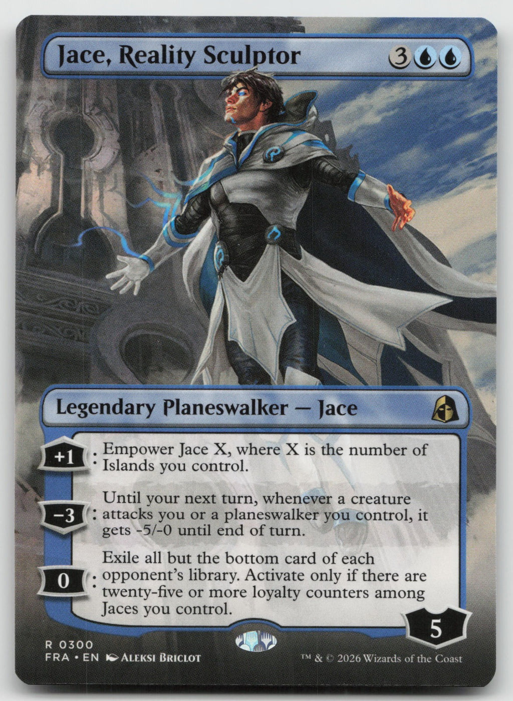 Jace, Reality Sculptor (Borderless) R Reality Fracture 300 NM