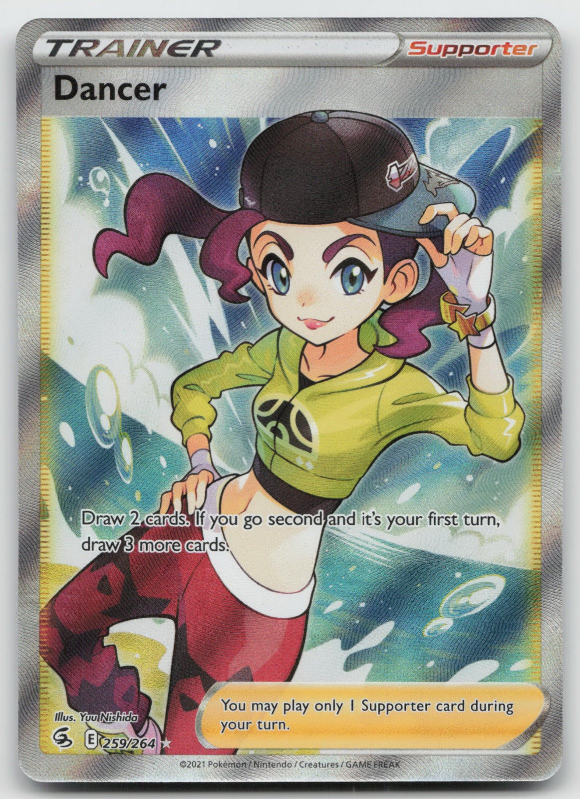 Dancer (Full Art) Holo Ultra Rare SWSH08: Fusion Strike 259/264 NM