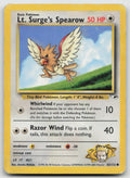 Lt. Surge's Spearow Common Unlimited Gym Heroes 83/132 DMG