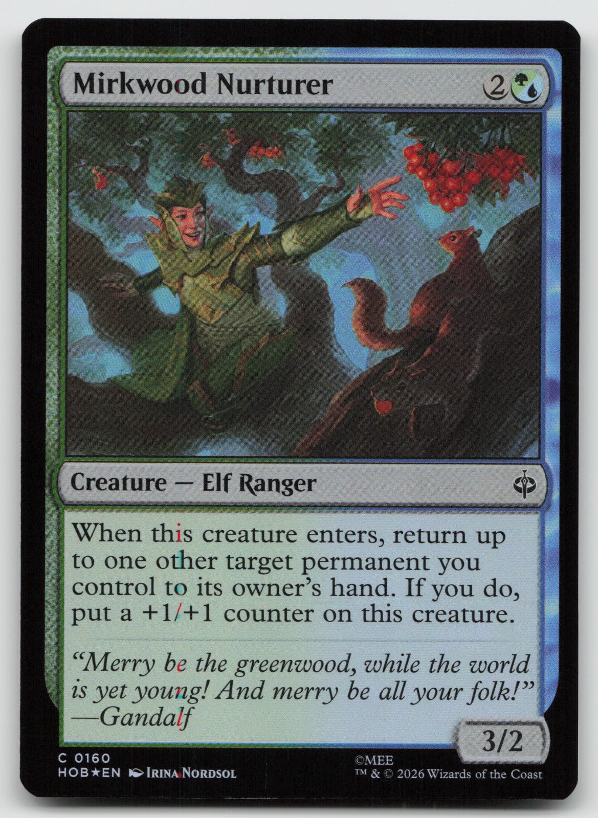Mirkwood Nurturer C Foil The Hobbit 160 NM