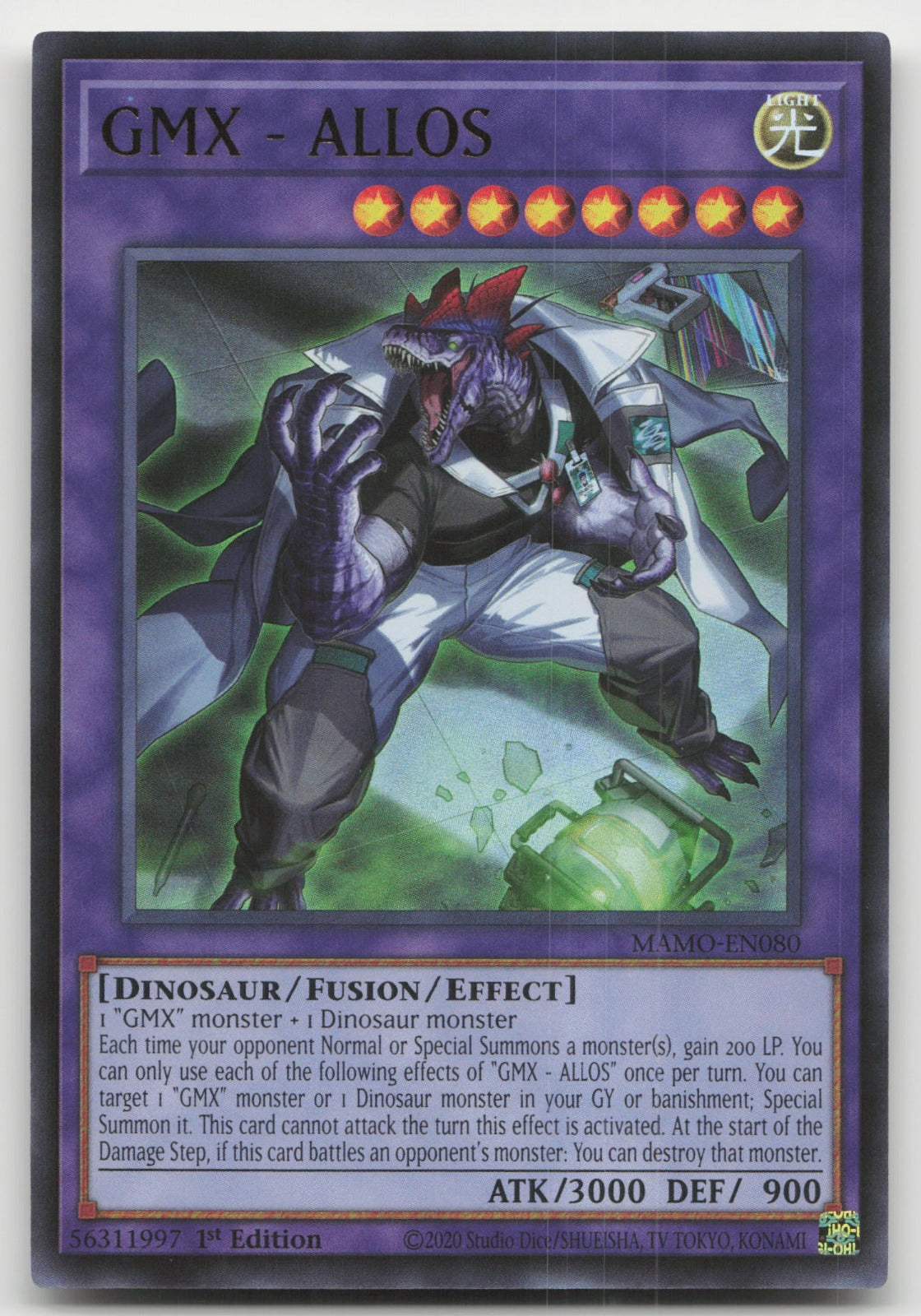 GMX - ALLOS 1st Edition Ultra Rare Magnificent Monsters MAMO-EN080 NM