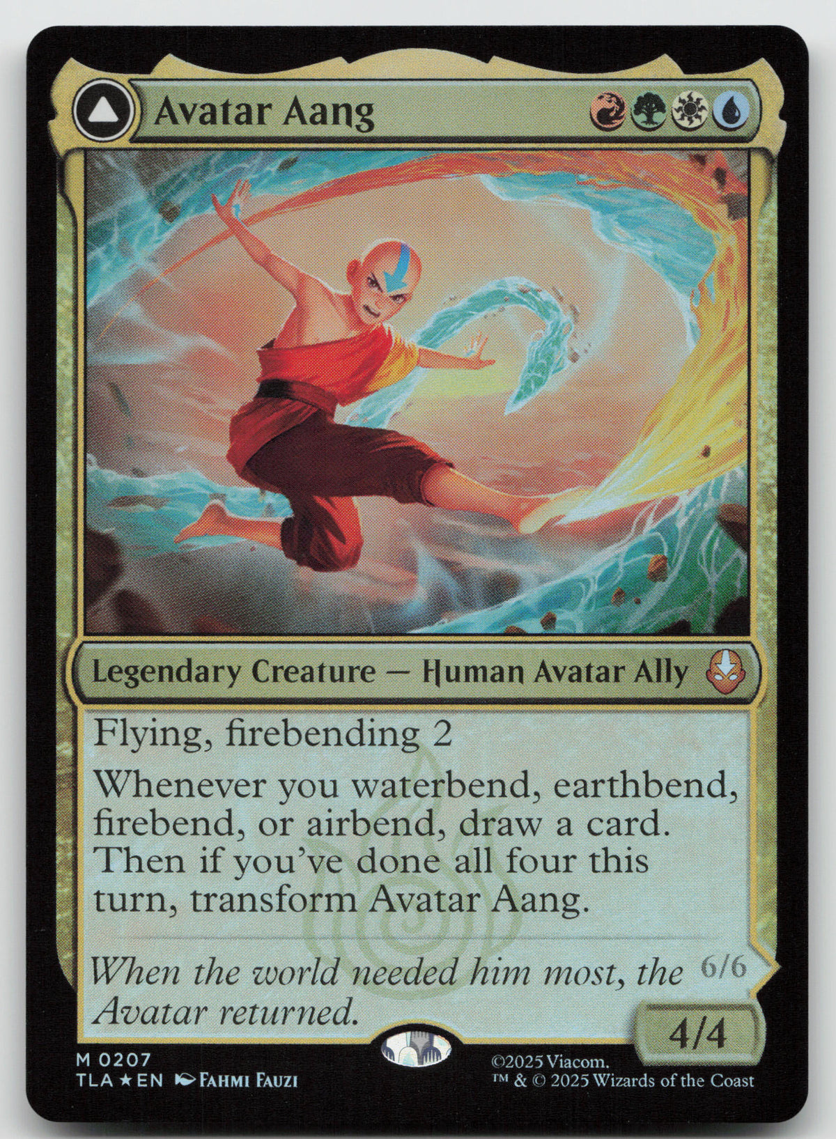 Avatar Aang M Foil Avatar: The Last Airbender 207 NM