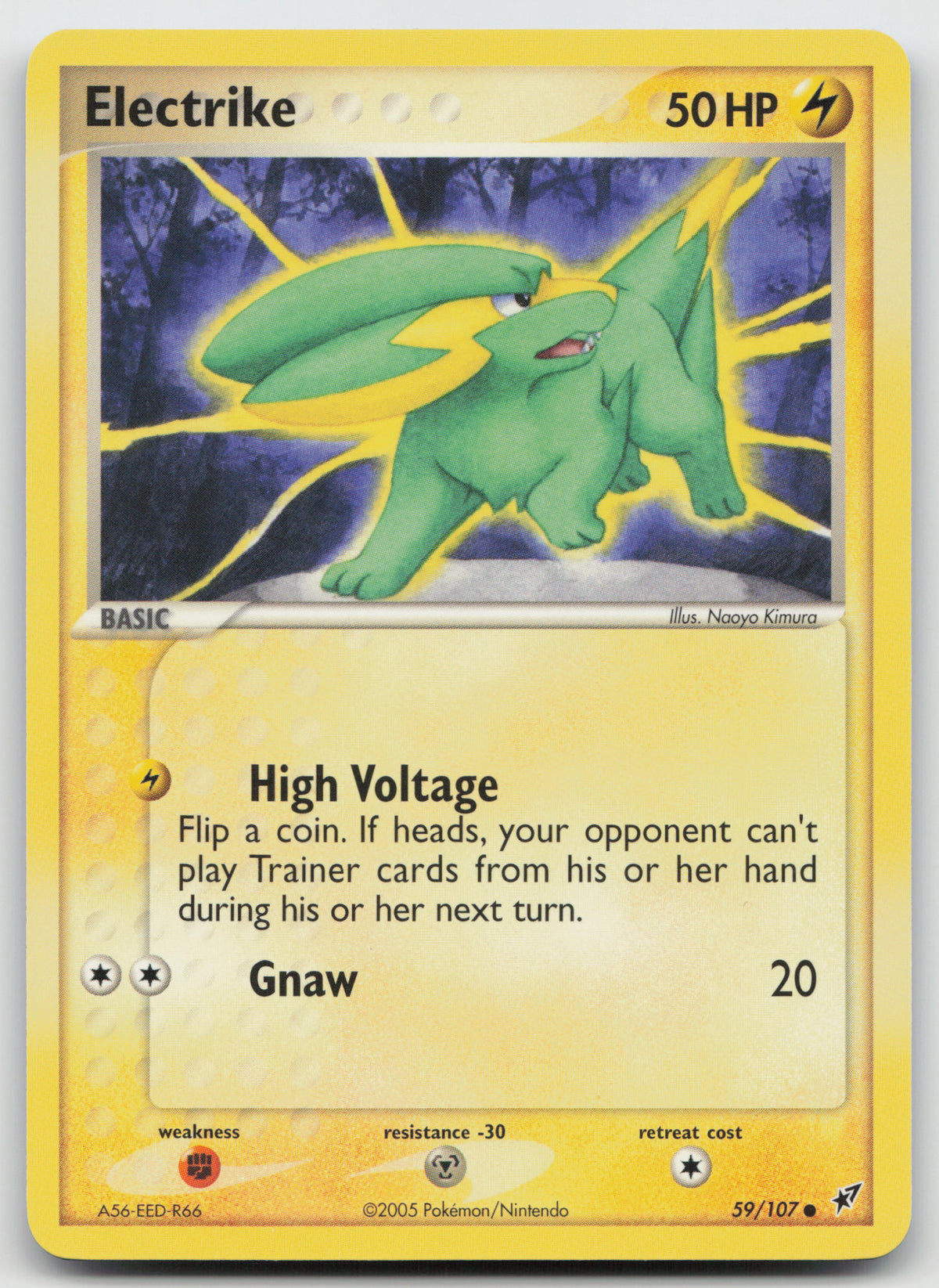 Electrike Common Normal Deoxys 59/107 LP