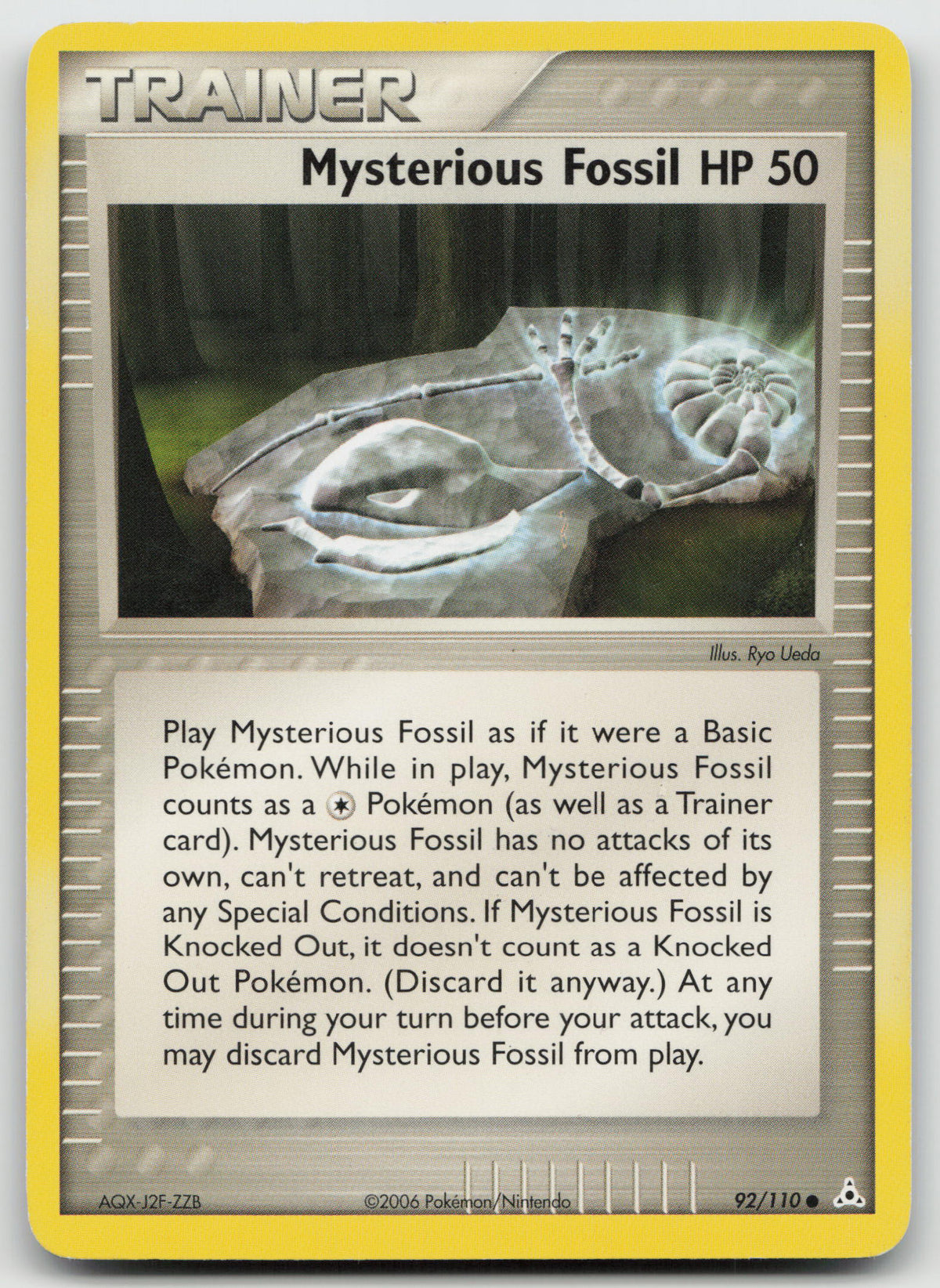 Mysterious Fossil Common Normal Holon Phantoms 92/110 HP