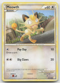 Meowth Common HeartGold SoulSilver 75/123 LP