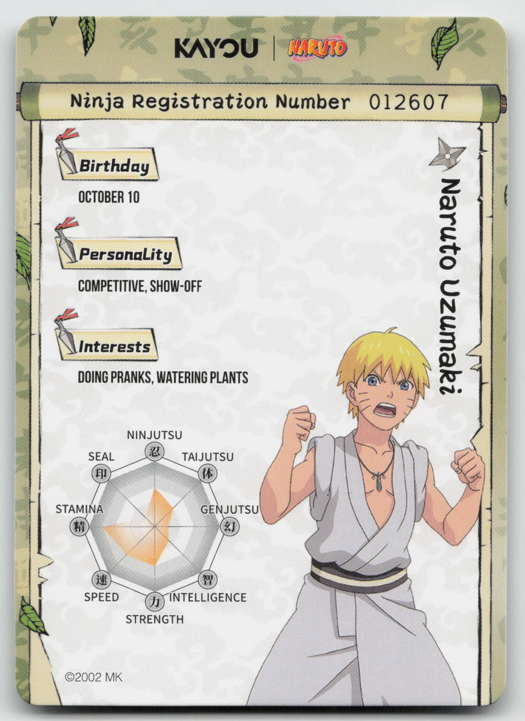 Naruto Uzumaki SR Chapter Jin Series 3 013L2 NM