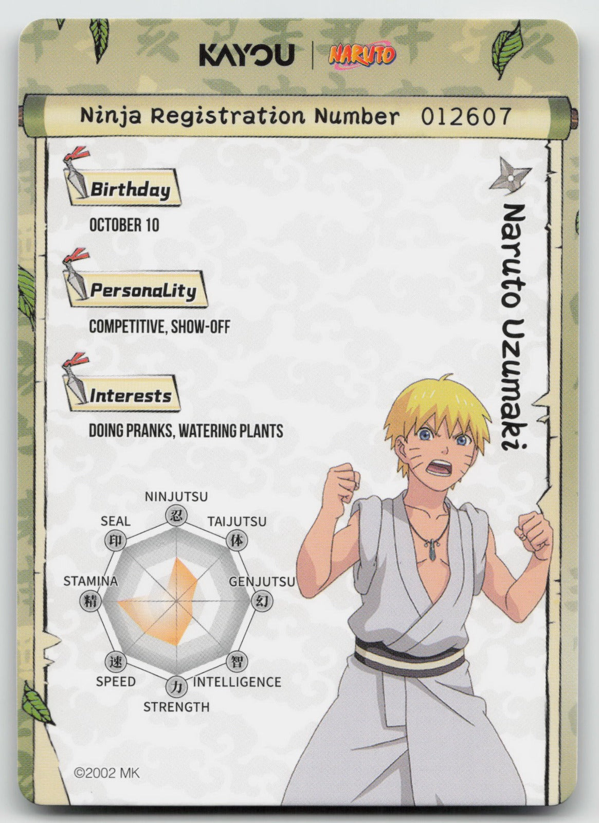 Naruto Uzumaki SR Chapter Jin Series 3 013L2 NM