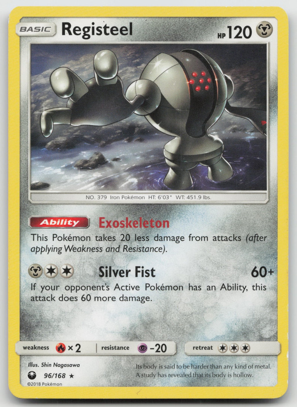 Registeel Rare SM - Celestial Storm 96/168 LP